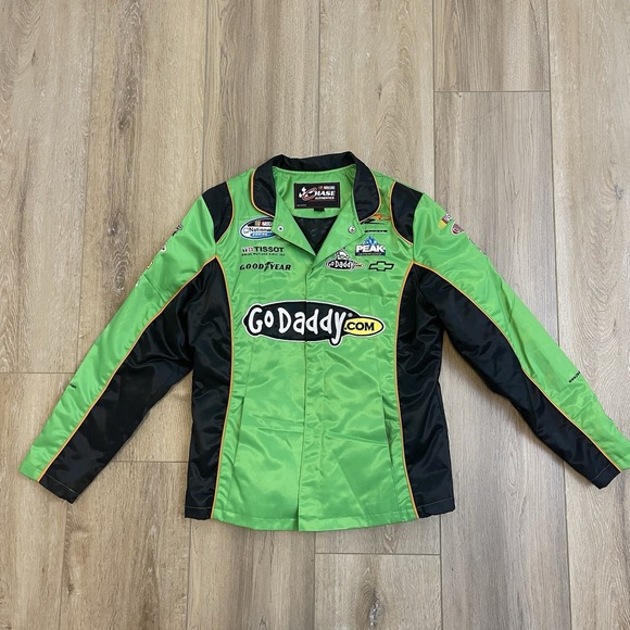Chaser Jackets & Blazers - Chase Authentics‎ NASCAR Danika Patrick Go Daddy Jacket Green Size Large